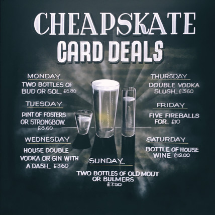  Photo titled 'Cheapskate Card Deals'